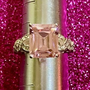 2013 Avon Pink CZ Emerald